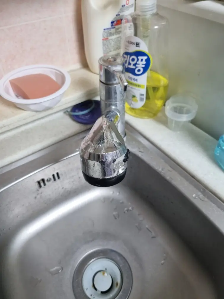 싱크대 수전 교체 10